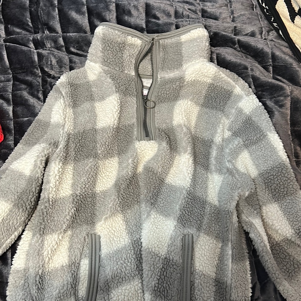 Cozy Sherpa. Has been in my closet for over a year. I’ve worn it a couple times.